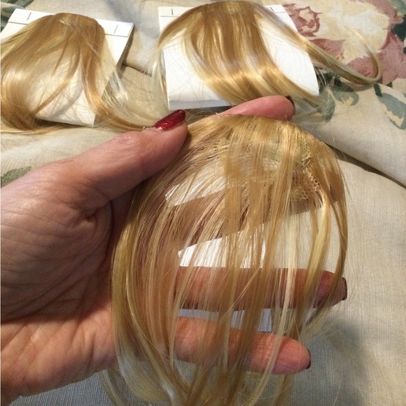 Synthetic Blond Bangs set of 3 - Picture 3 of 6